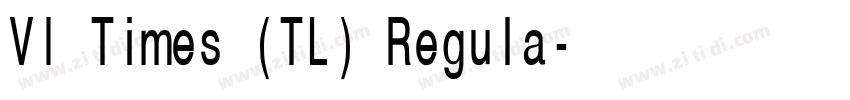VI Times (TL) Regula字体转换